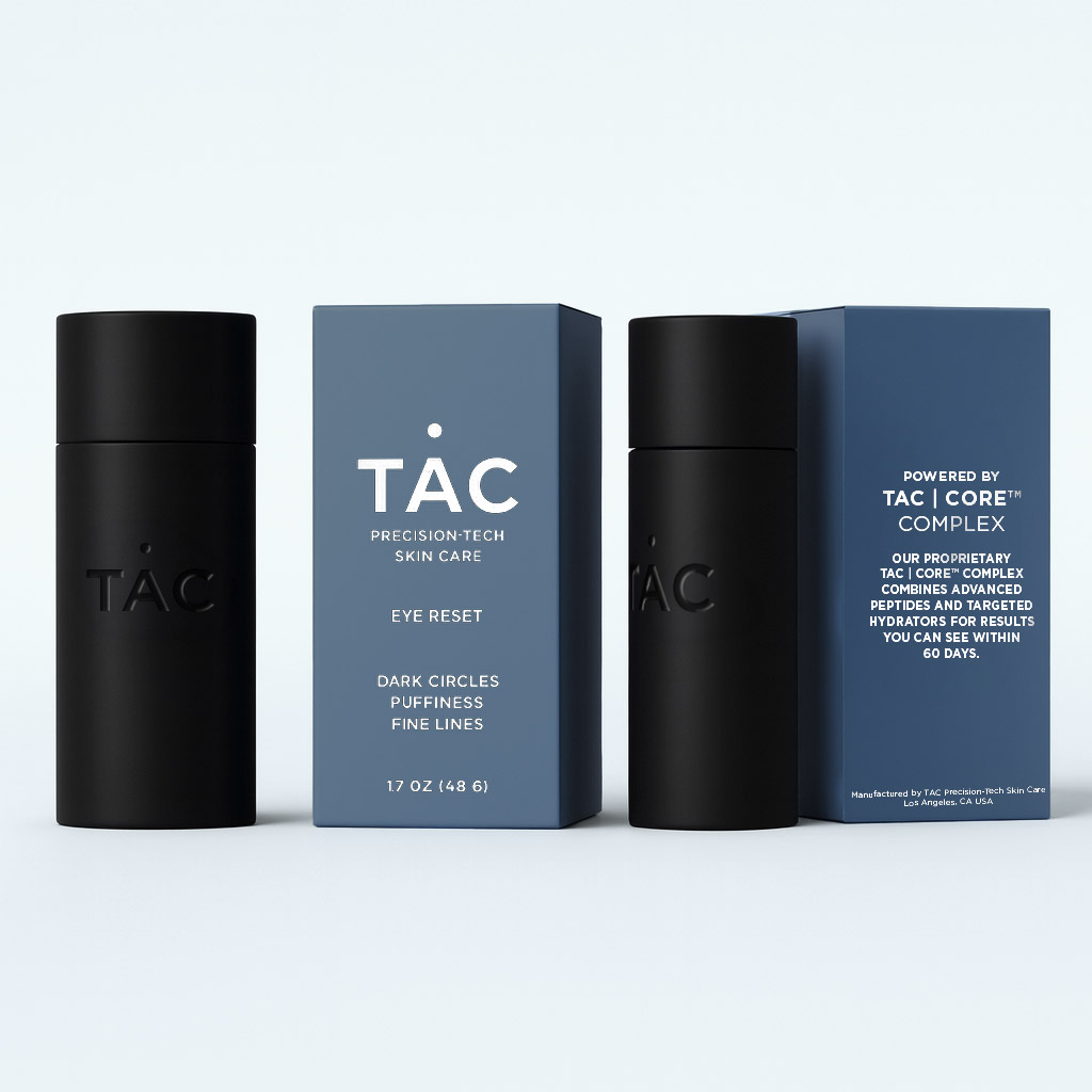 TAC Eye Reset — precision-tech skincare for men